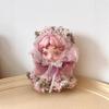 SKULLPANDA Набор одежды для кук 7-14 лет для девочек - Тканевое платье с повязкой на голову Тема "Зимний сад"