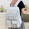 The New Schoolbag Is High-value, Fresh and Sweet, Candy-colored Backpack, Lightweight and Large-capacity Backpack for Junior High School Students.