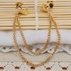 Party Tassels Rivet Chunky Stud Blouse Chain Jewellery Necklace Brooch Tip Collar Pin Spike