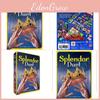 Splendor Duel Карточная игра с водонепроницаемыми пластиковыми картами для детей и семейной вечеринки