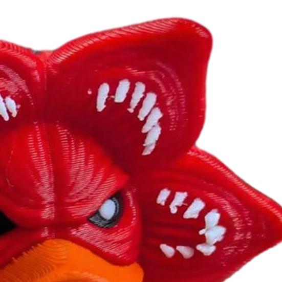 Хищный Цветок Утка Фигурка 3D Печать Ужас Колода Статуэтка Коллекционная Забавная Утка Украшение для Офисного Стола