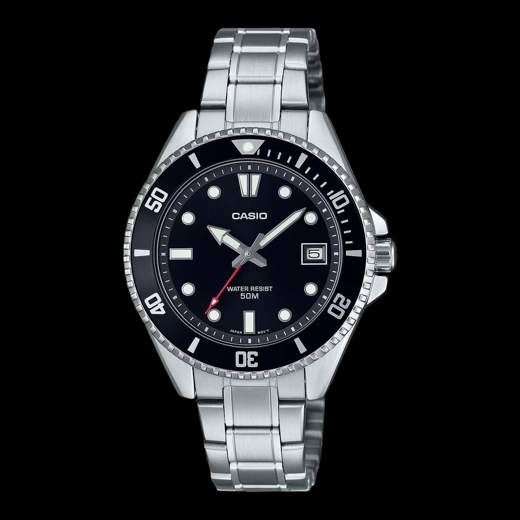 Men's Watch Casio MDV-10D-1A1VDF Silver (Ø 38,5 mm)