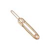 Gold Silver Brooch Pin Shape Safety Pin Hairpins Hair Clips for Women Girls Hairpin Barrettes