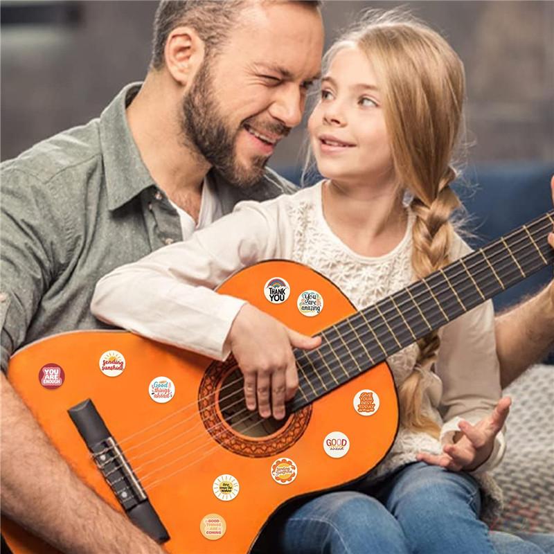 500 шт./рулон Sunshine Art Healing Words Kids Rewards Stickers - DIY Scrapbooks Декор Альбома Герметизация Этикетки Наклейки