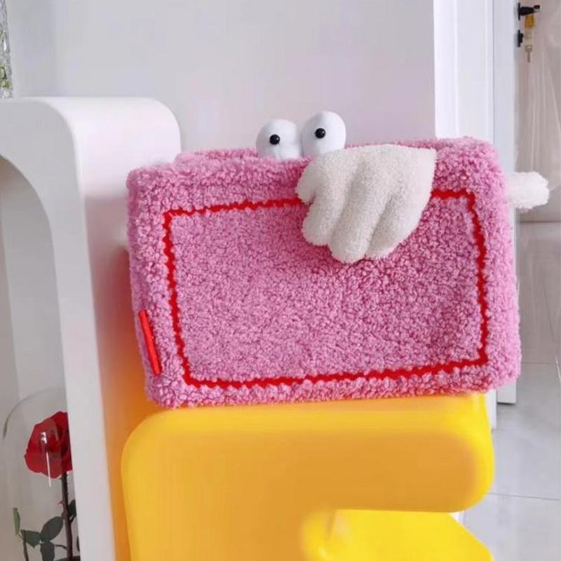 1 шт. Фланелевая корзина для хранения игрушек, складная мультяшная корзина для хранения, большая вместимость, коробка для сортировки закусок и игрушек, корзина для белья, органайзер для игрушек