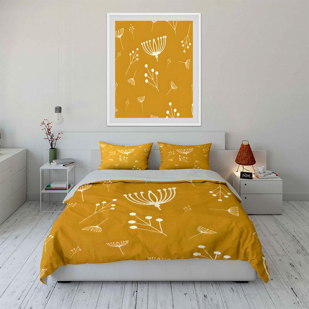 Golden meadow whispers. Bedding sets Duvet covers Pillowcases(1* Duvet Cover 2* Pillowcases without duvet insert)