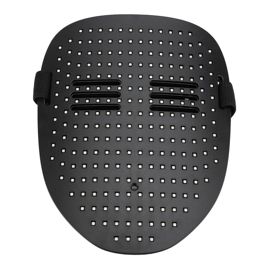 LED Party Face Cover 50 Modes Rechargeable Light Up Transforming Face Cover with Gesture Sensing 5V