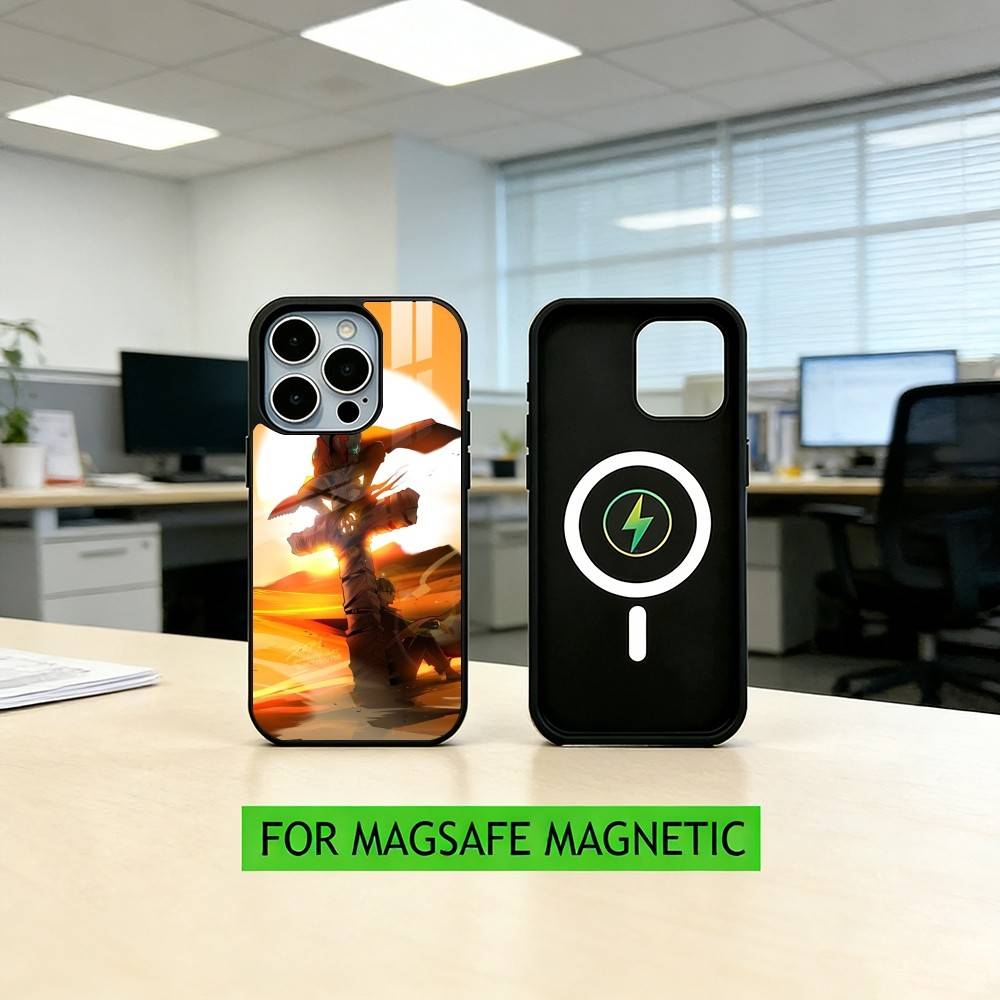 Anime C-Cool Trigun  Stampede  Phone Case For iPhone17,16,15,14,13,12,11 Plus,Pro Magnetic For Magsafe Wireless Charging