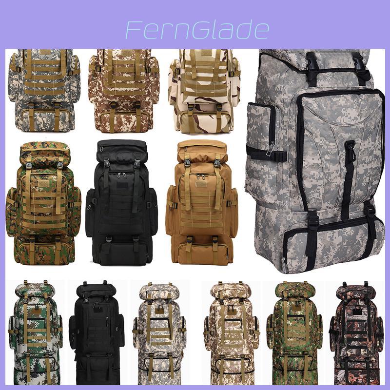 Military 70l80l100loutdoor Rucksack Tactical Backpacks Camping Hiking Trek Bag