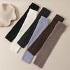 Модные женские гетры на осень-зиму, сохраняющие тепло ноги с длинными рукавами для женщин, однотонные гетры