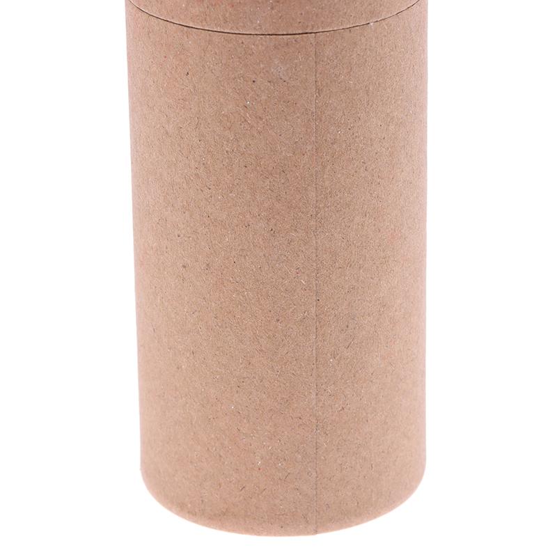 Круглая картонная подарочная коробка Упаковка для флаконов косметических эфирных масел Упаковка для помады Упаковка для духов Коробки из крафт-бумаги