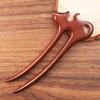 Wood Wooden Hair Stick U-Shaped Hair Fork Cat Butterfly Chinese Fashion Hairpin Buns Rabbit Headwear Girl Hair Accessories