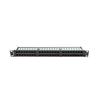Panneau de raccordement 1U - Lanberg - PPU6-1048-B - 48 ports - Cat. 6 - Noir