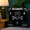 Альбом Рок Панк Групп Descendents Офисная Подушка Наволочка Автомобильная Наволочка 45X45См Наволочка для Поясницы Наволочка для Дивана