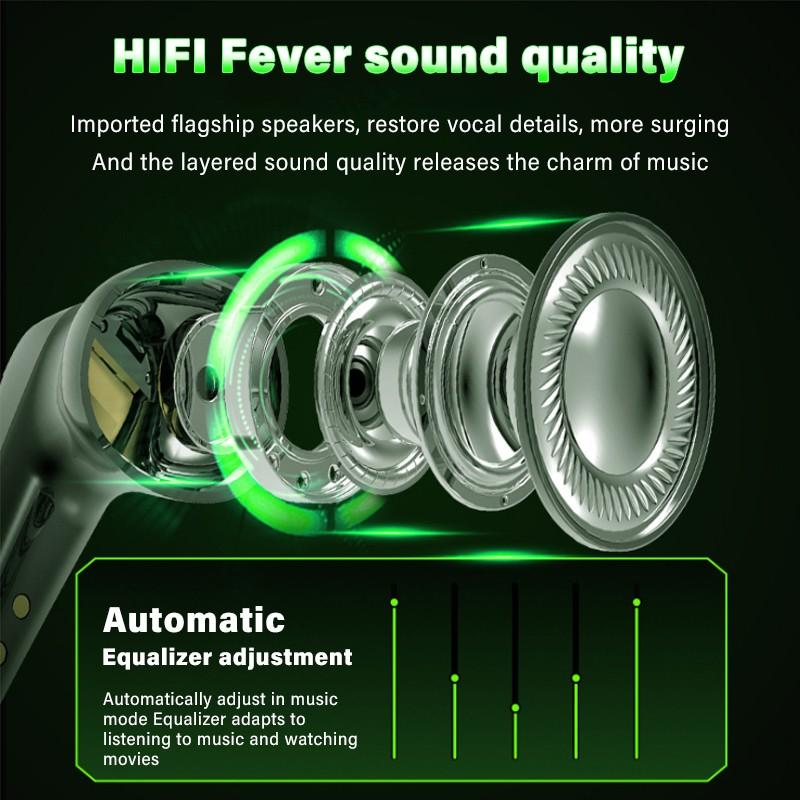 X15 TWS Gaming Wireless Buletooth 5.1 Наушники IPX7 9D Стерео шумоподавление Музыкальные гарнитуры с низкой задержкой для всех смартфонов