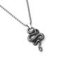 Hip Hop Zodiac Snake Year Snake Pendant Ferocious Eyes Snake King Necklace Stainless Steel Animal