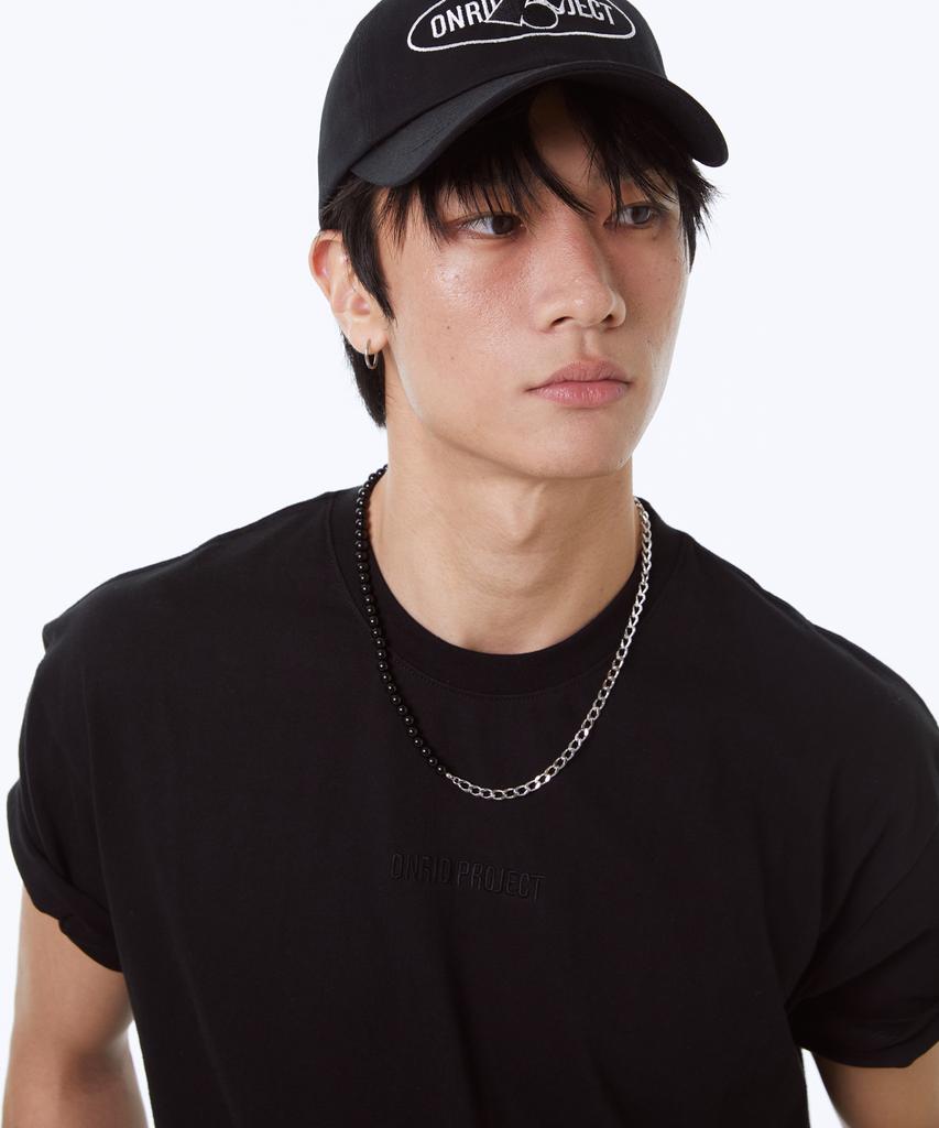 ONRIDPROJECT Men'S Logo Label T-Shirt - Black