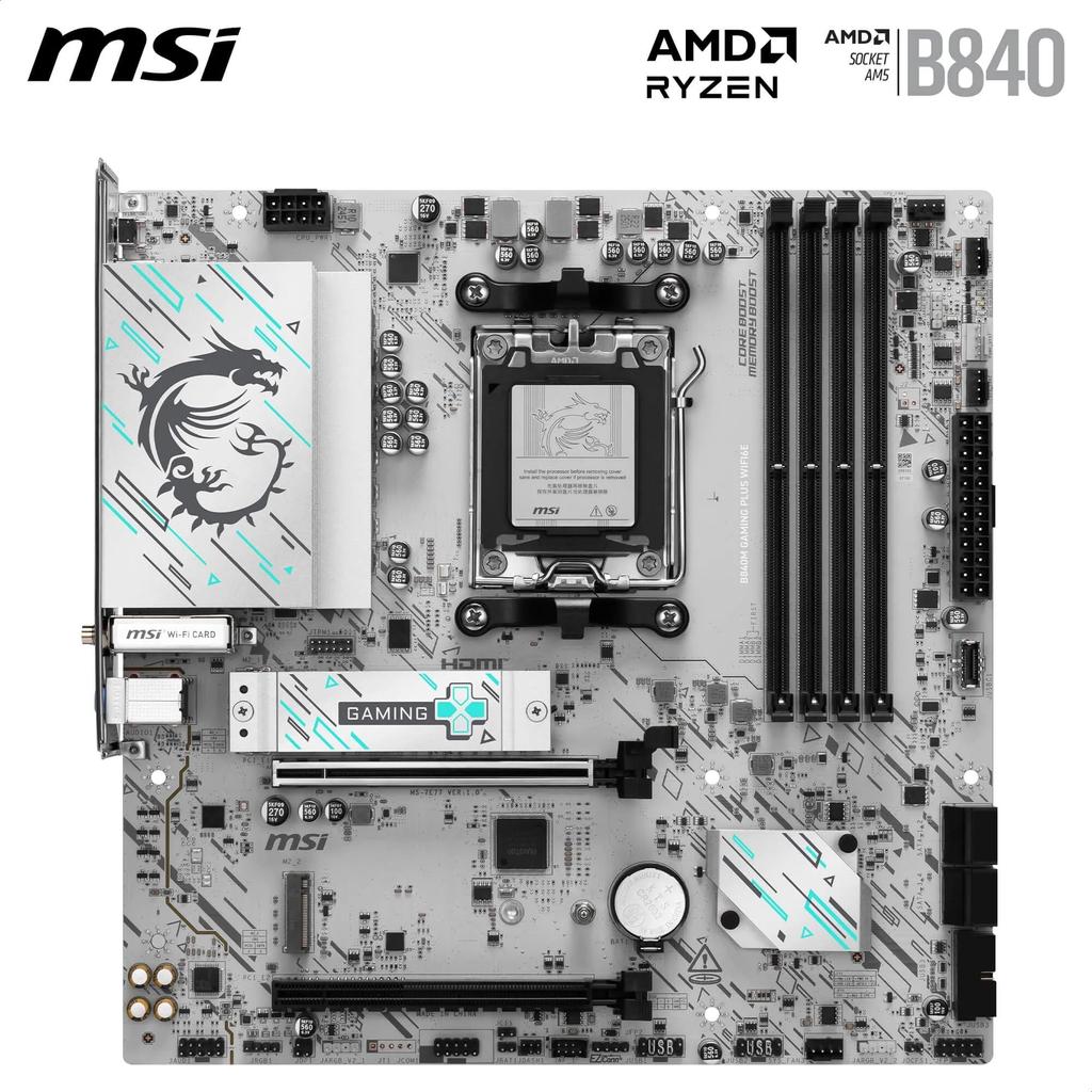 MSI B840M GAMING PLUS WIFI6E Micro-ATX Gaming Motherboard MB6805