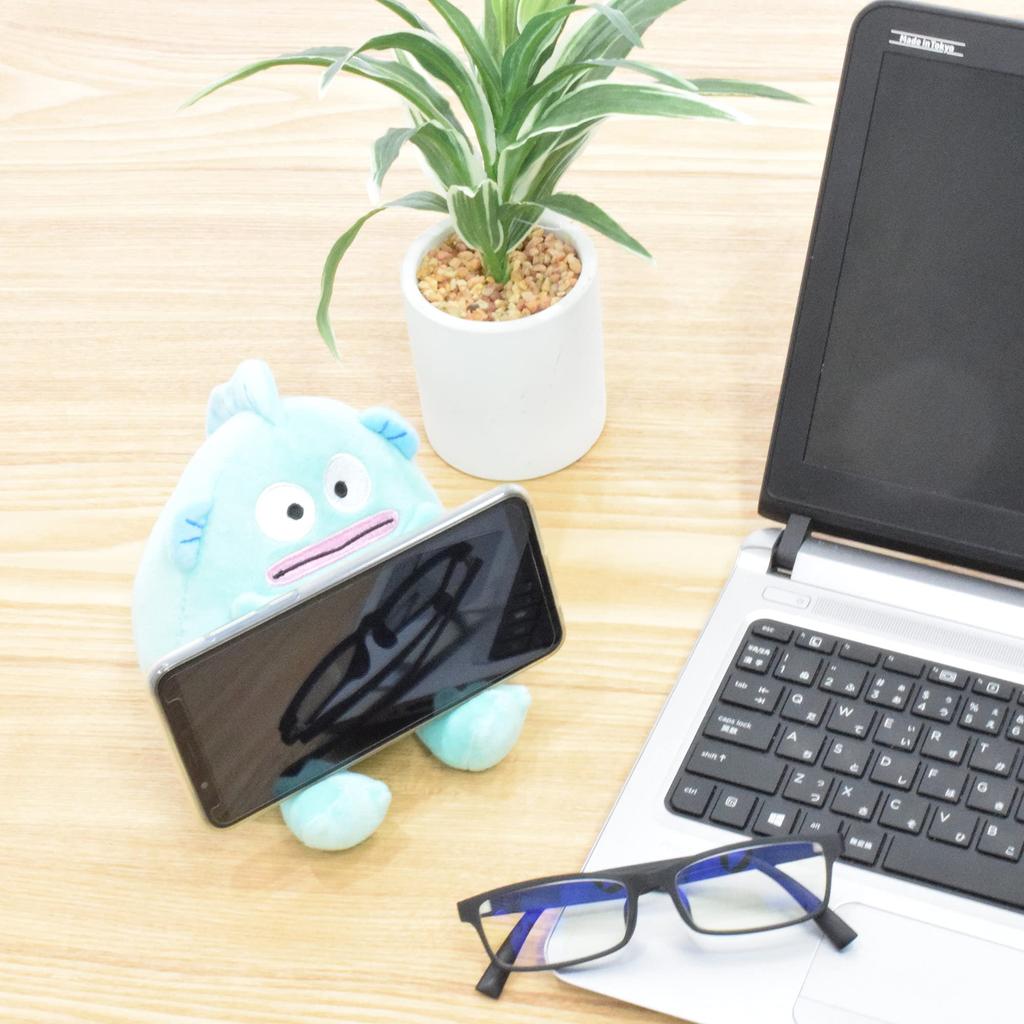 MORIPiLO Morishita подставка для смартфона Hangyodon зеленая 15 см пушистая плюшевая подушка с изображением персонажей держатель для мобильного телефона мини-подушка Sanrio 4620636