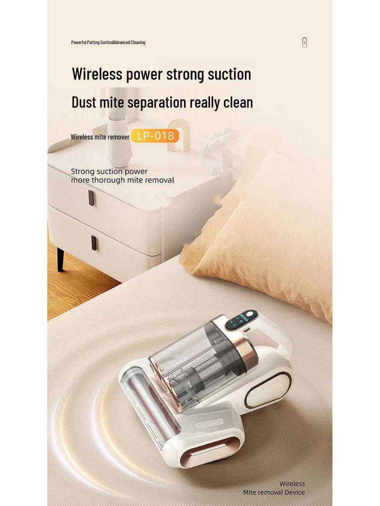 Ultrasonic Mite Removal Vacuum with UV Sterilization and Dual Dust Cup
