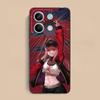 Holo Mori Calliope Matte TPU Mobile Phone Case for Xiaomi Redmi Note 14 13 12 11 S Pro Plus 4G 5G Colorful Printing Cover