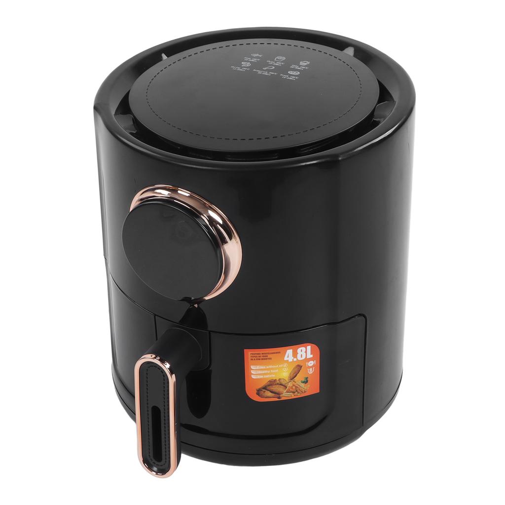 4.8L Electric Fryer ABS 1350W Oilless Automatic Fryer Oven with Intelligent Digital Touchscreen 6