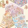 Capybara 3D Stickers Scene Set 20 in 1 Cabin Scene Decorative Decals  Card Lover