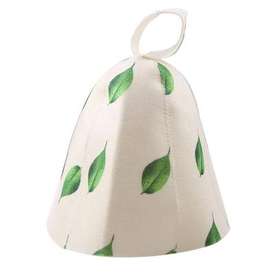 Утолщенная фетровая шапочка для защиты головы от жары, шапочка для душа, шапка для сауны