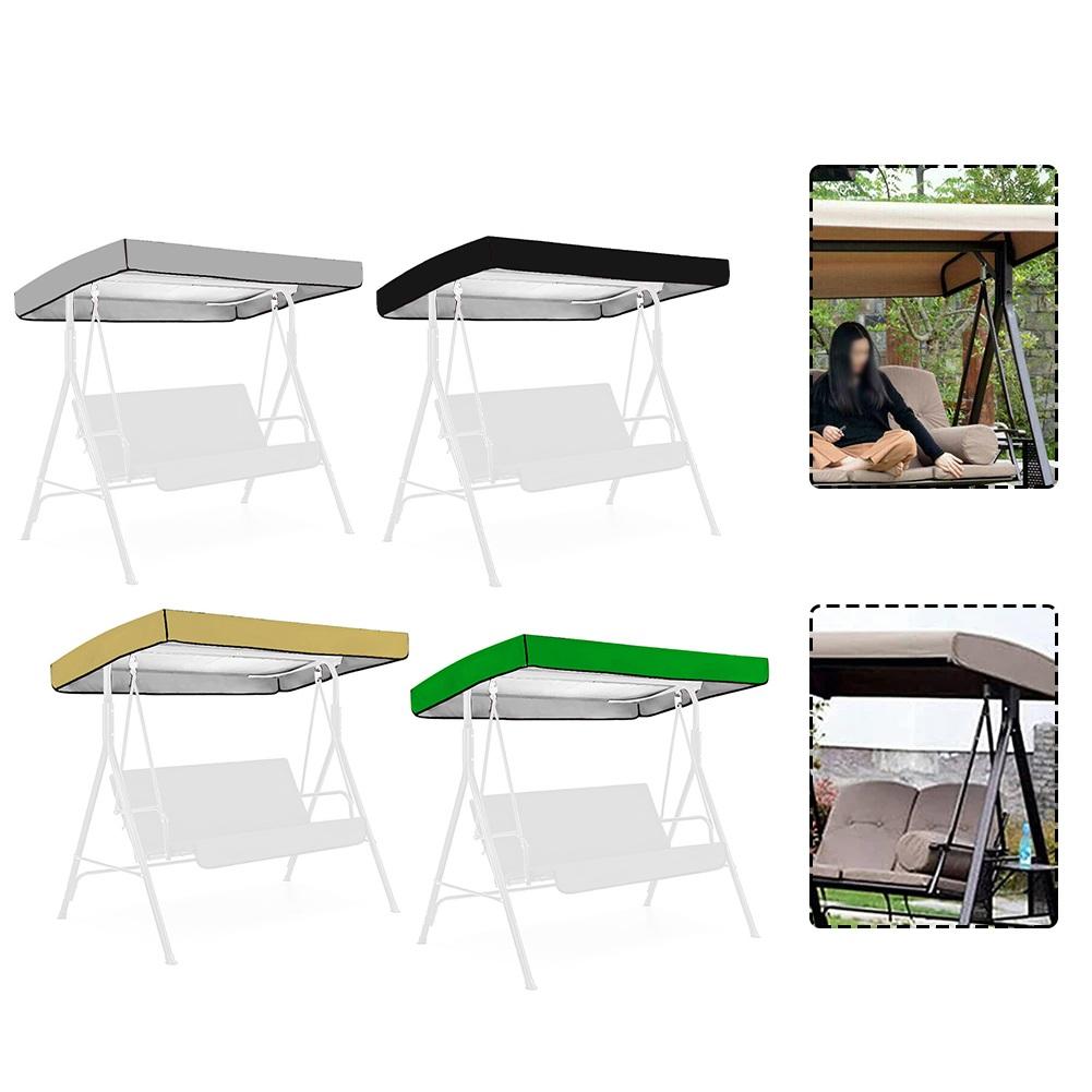 Outdoor Swing Chair Awning Garden Waterproof Swing Canopy Roof Cover Outdoor Garden Courtyard Swing Sunshade