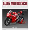 1/9 Ducati V4S Panigale Литой под давлением мотоцикл Модель Игрушка Коллекция Транспортное средство С подсветкой Внедорожный Автоцикл Игрушки Машина