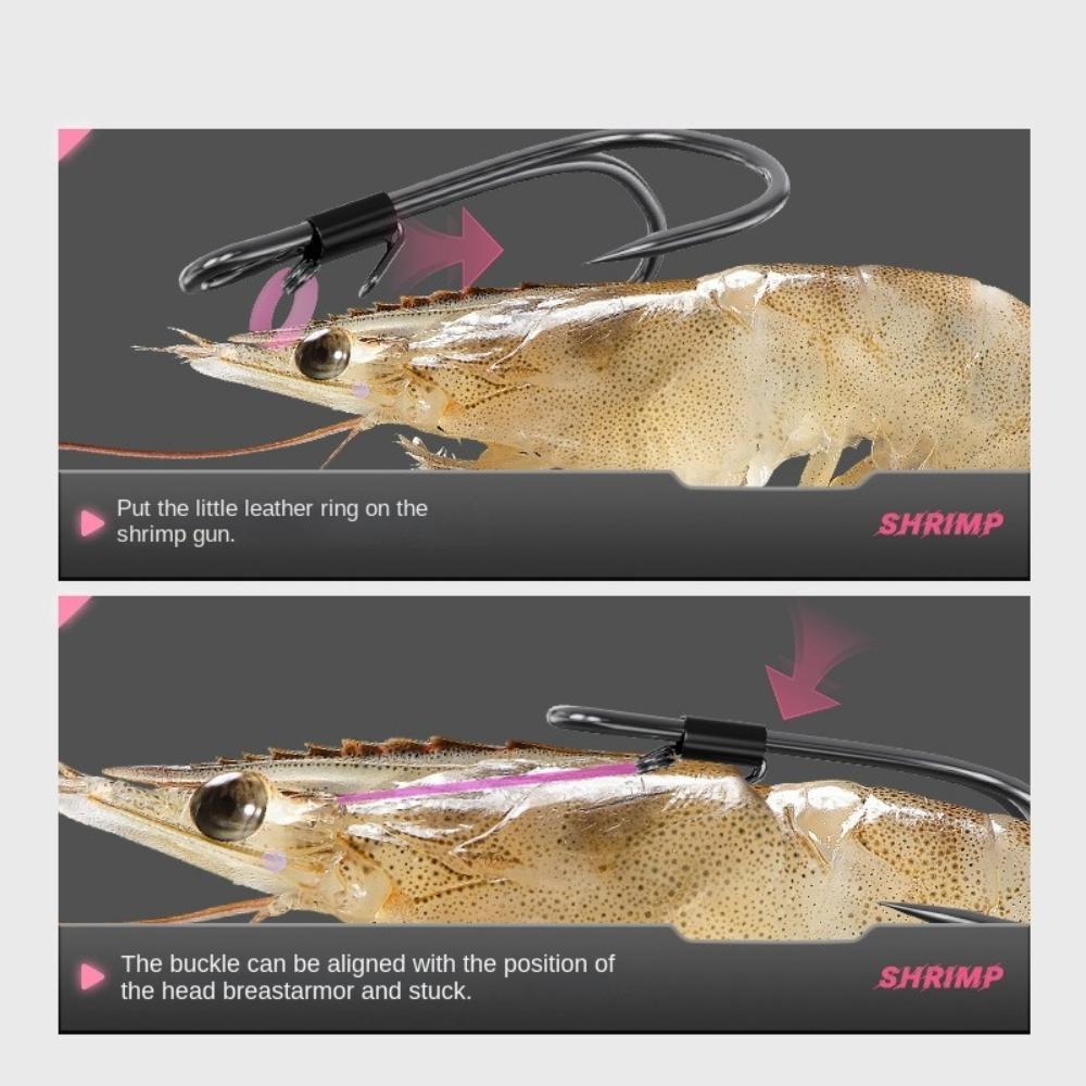 5 шт. Двойной крючок Крючок из высокоуглеродистой стали для ловли рыбы Вэки Без травы Червь Рыболовный крючок Морская рыбалка