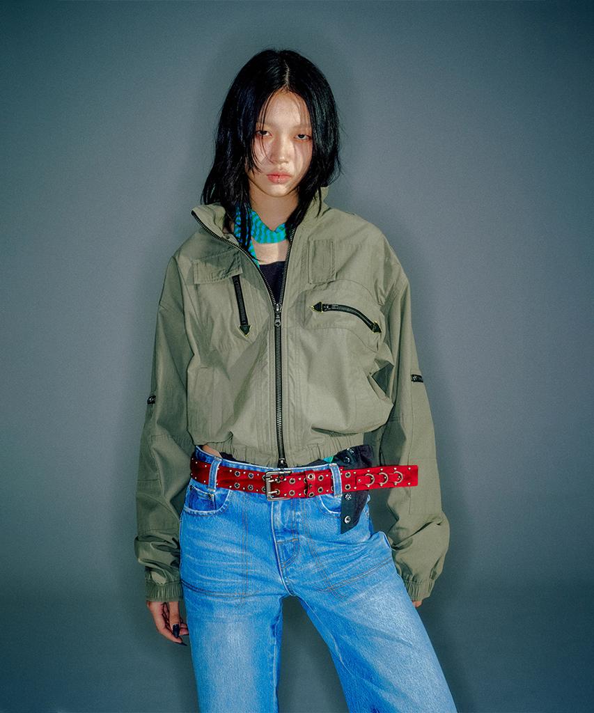 Vacant Archive Women Zaka Bomber Jacket Khaki