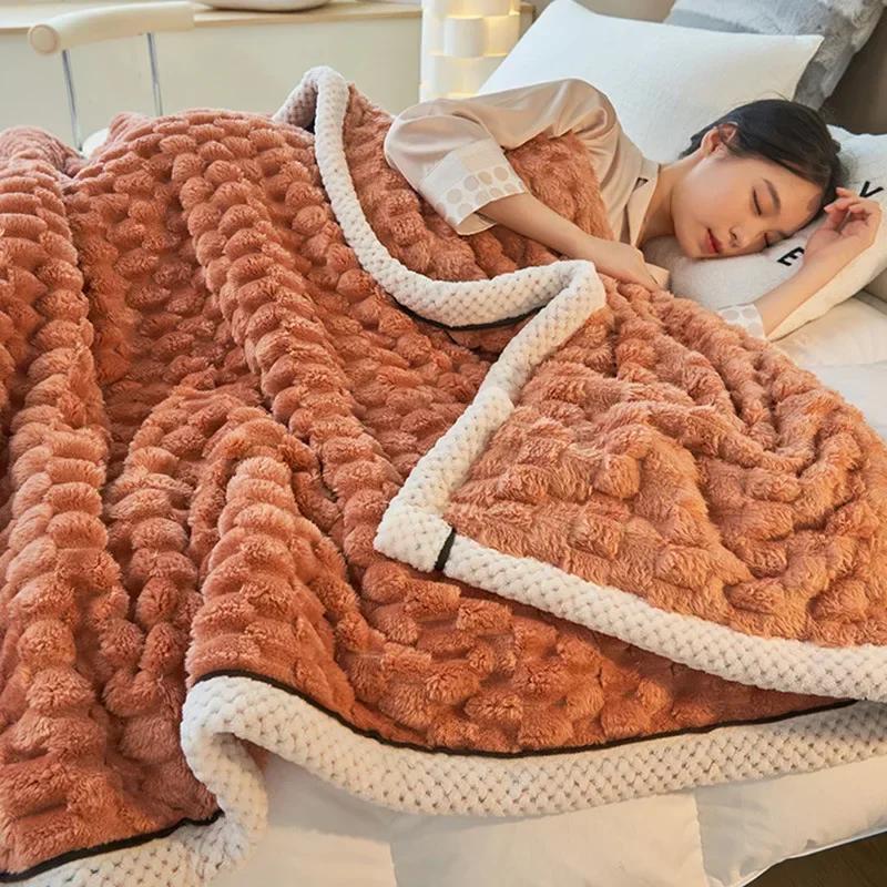 Коралловый бархатный плед диван кондиционер одеяло односпальное маленькое одеяло Farley