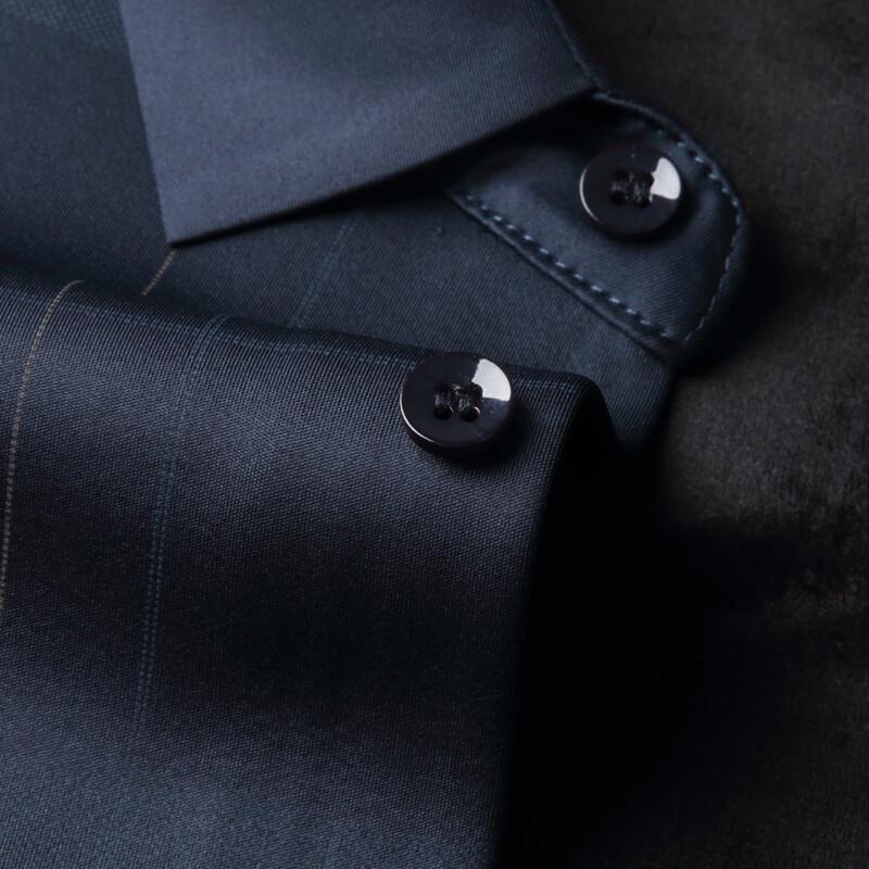 Мужская рубашка Montagut с флисовой подкладкой, в стиле business casual, с длинным рукавом