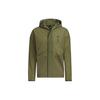 Sport Hooded Windbreaker Jacket Men Outerwear Olive-Green HE5146