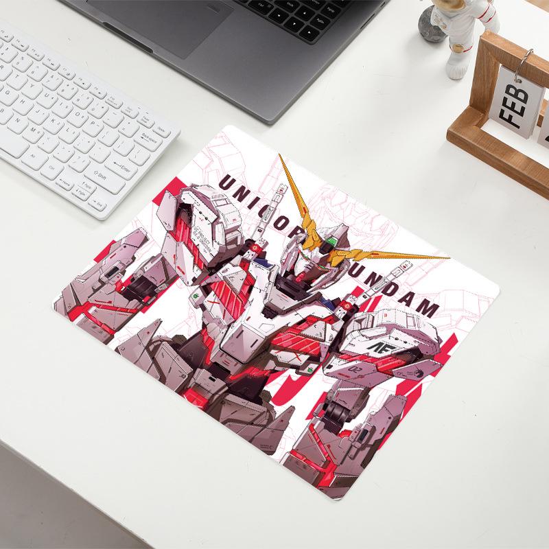 Gundam Anime Mouse Pad: Small Desk Mat with Precision-Locked Edges
