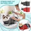 Adjustable Cats Bathing & Grooming Restraint Bag – -Scratch, - Mesh Bag For Safe Pet Nail Trimming, Bathing, And Care