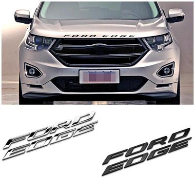 Логотип на капоте автомобиля Для нового Ford, передовой модифицированный логотип автомобиля, маркировка головки машины, наклейка с буквой FORDEDGE, наклейка на крышку головки автомобиля