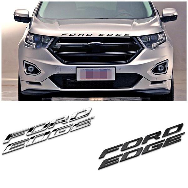 Логотип на капоте автомобиля Для нового Ford, передовой модифицированный логотип автомобиля, маркировка головки машины, наклейка с буквой FORDEDGE, наклейка на крышку головки автомобиля