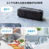 Sanwa Direct Bluetooth IPX4 10 Вт TWS Пассивный Беспроводной Портативный Динамик, Водонепроницаемый, Выходная Мощность, Совместимый, 3,5 мм Подключение, Радиатор, Встроенный