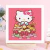 Детская алмазная мозаика Sanrio с наклейками-рамкой - Набор для самостоятельного изготовления, ручная работа, подарок
