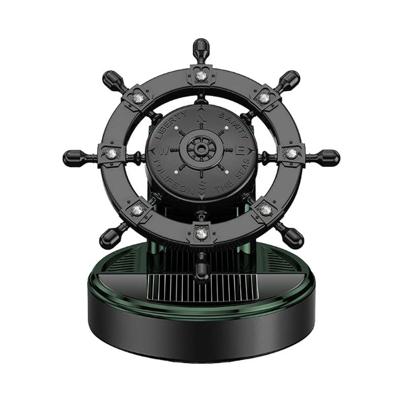 Освежители воздуха для автомобиля с вращающимися солнечными батареями, автомобильные духи, снимающие стресс и очищающие запахи для домашнего офиса