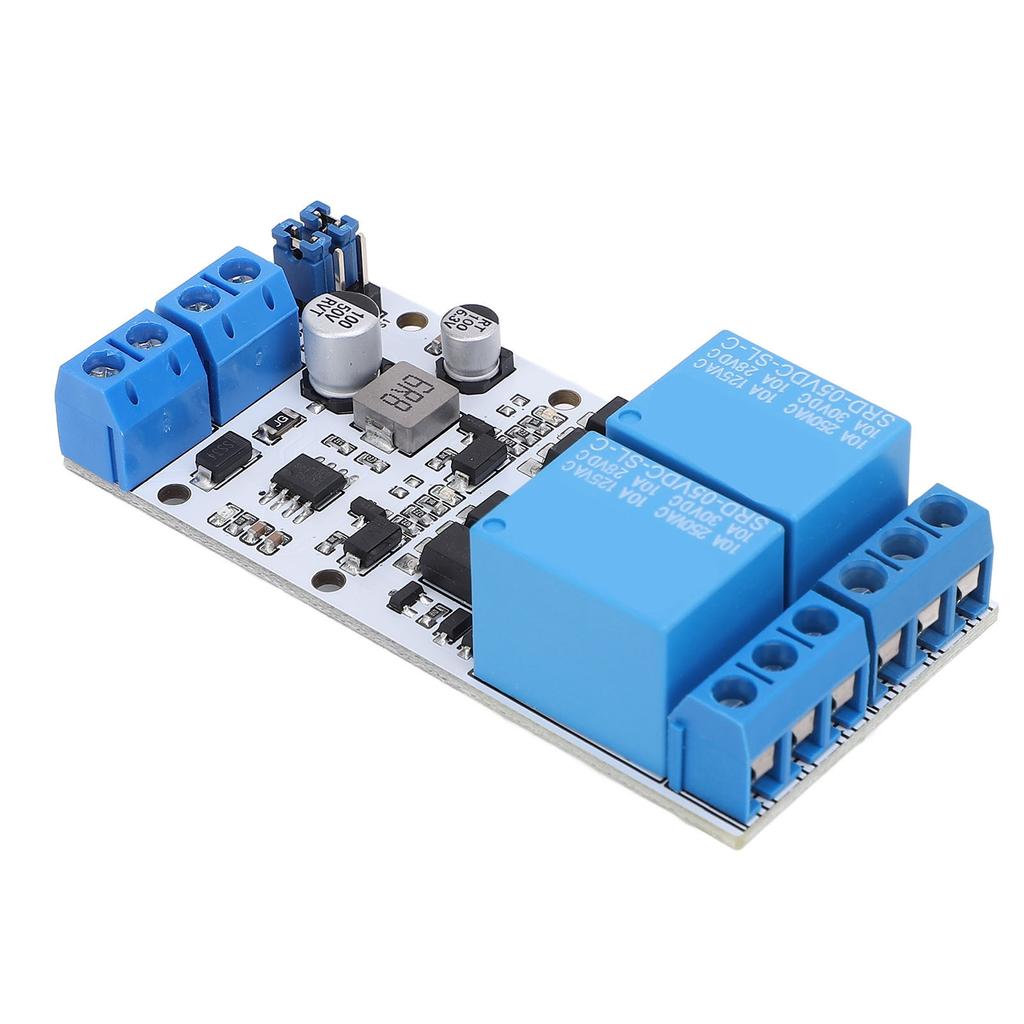 Adjustable GPIO Relay Module with Optocoupler 2 Channel PCB 5V To 32V High Low Level Trigger GPIO