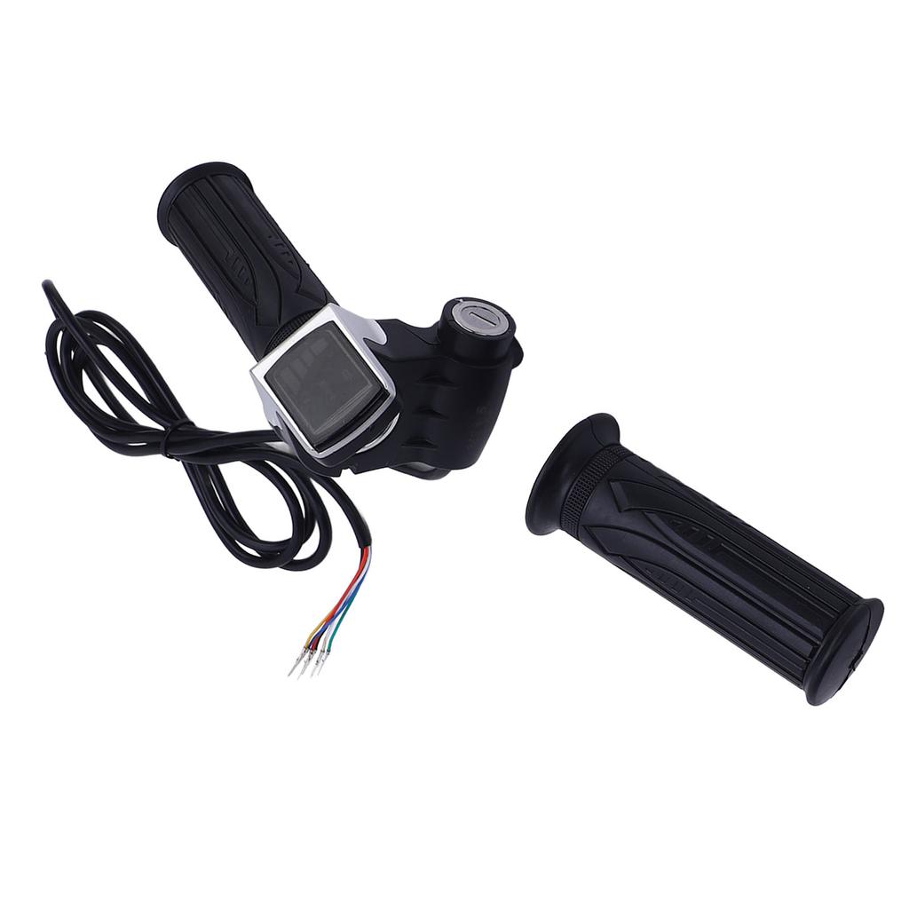 Электроскутер Twist Throttle Grip с дисплеем и ключом 36V Удобная ручка для E-BIAK