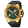STRYVE Men's Watches 8026 Fashion Watch for Man 5ATM Waterproof Men's Clock High Quality Digital-Analog Movement Silicone Strap