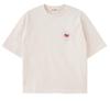 Milkfed Casual Circle Strawberry Logo Short Sleeve Tee In Pink Women's
