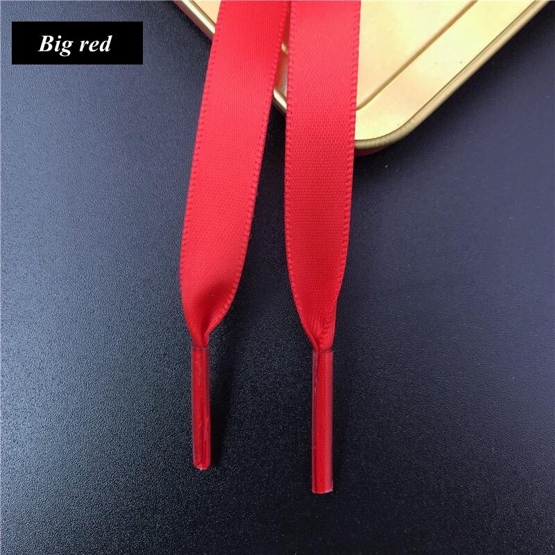 Silk Shoe Laces Satin Ribbon Flat Shoelaces Women Sneakers Shoelace Boots Laces for Shoes Length 80CM 100CM 120CM 150CM