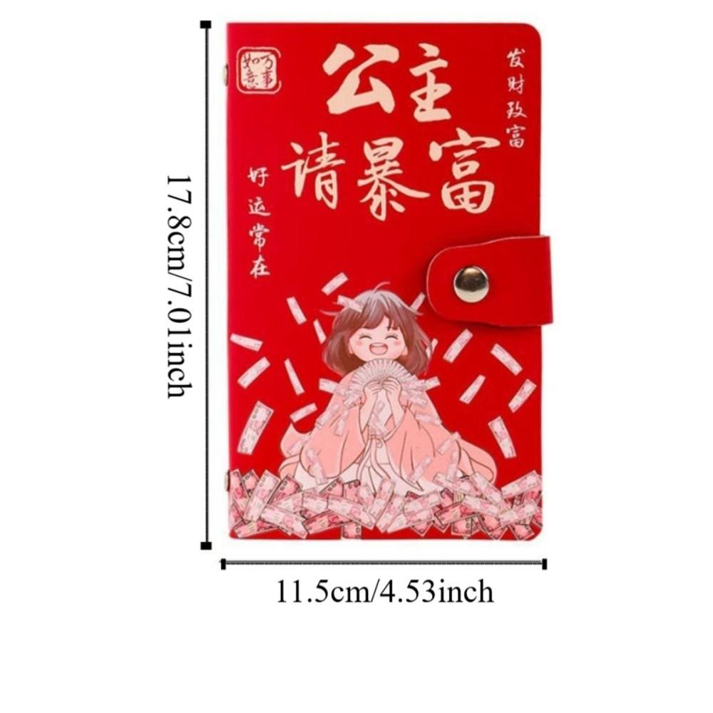 50 Sheets Money Saving Challeng Book Cartoon Letter Planner Organizer Cash Budget Notebook  Unisex