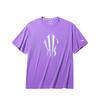 Kyrie Irving Series Letter Round Neck Comfortable Versatile Breathable Short Sleeve T-Shirt Unisex Tops Jasmine-Purple 172431108-3
