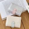 Versatile Portable Cat Printed Wallet Cute Multiple Card Short Leather Purse Card Pouch PU Leather Three Fold Wallet Girls